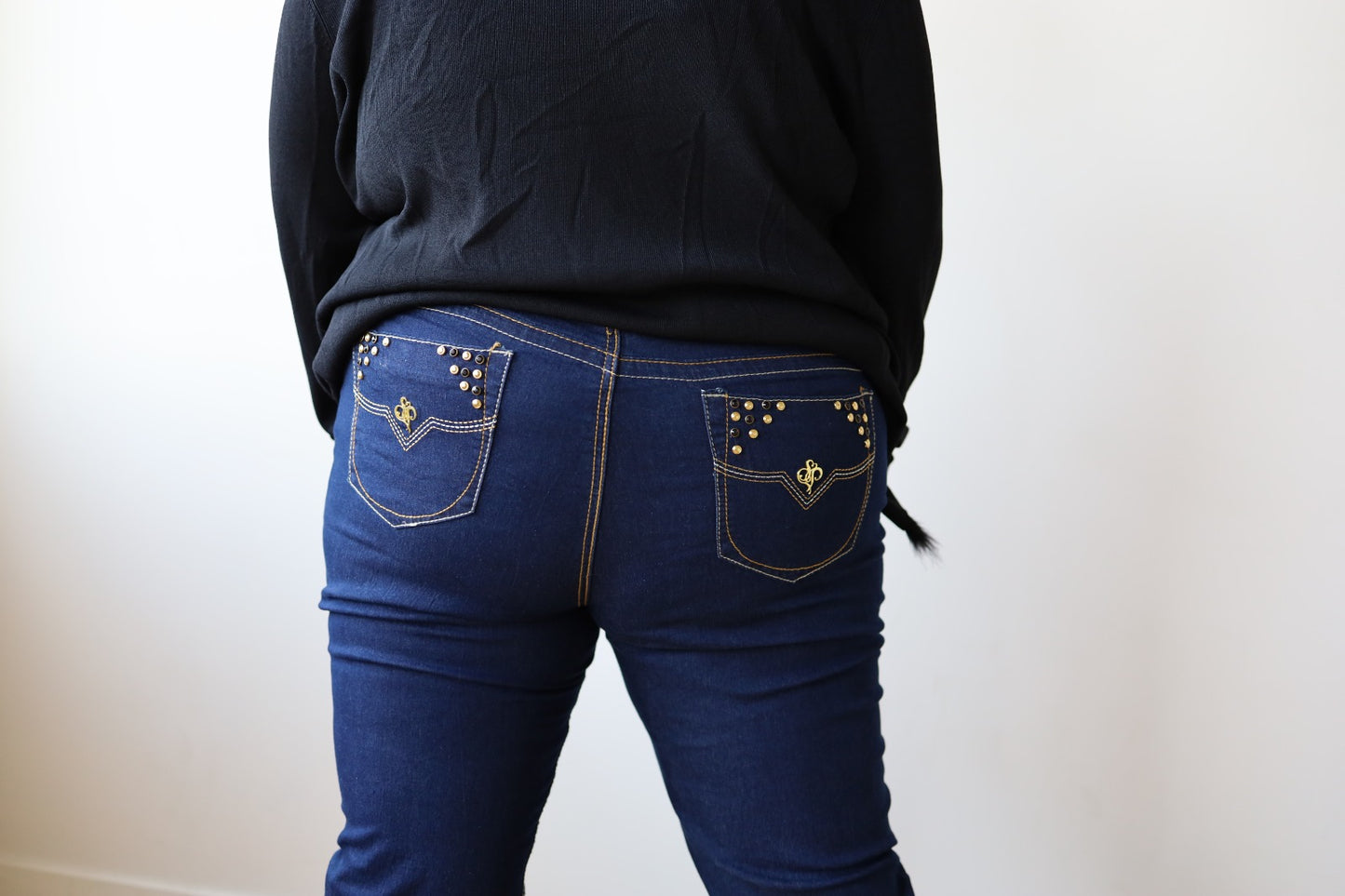 Size 22 Dark Wash Boot Cut Jeans