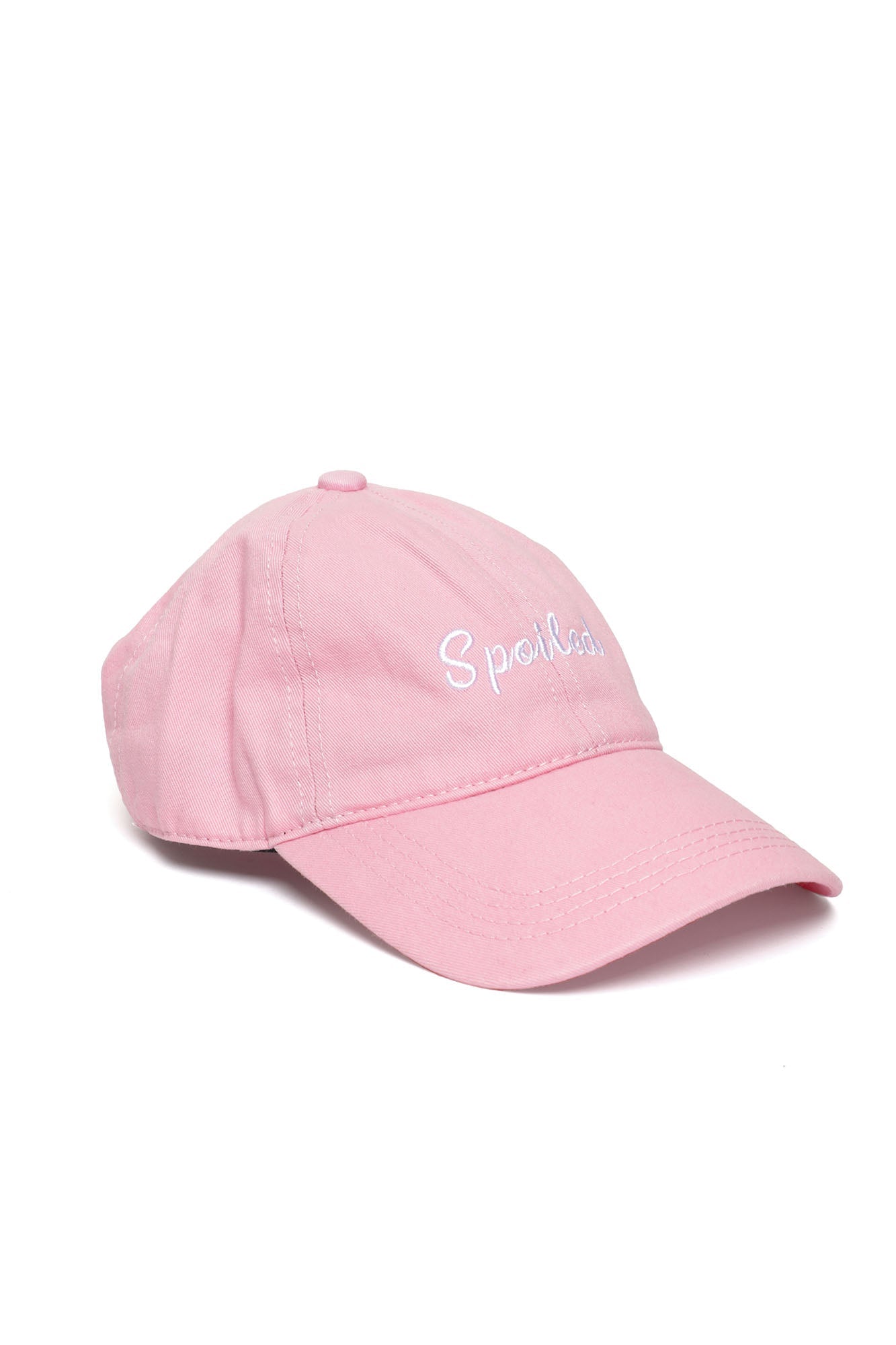 Baby Pink "Spoiled" Baseball Cap