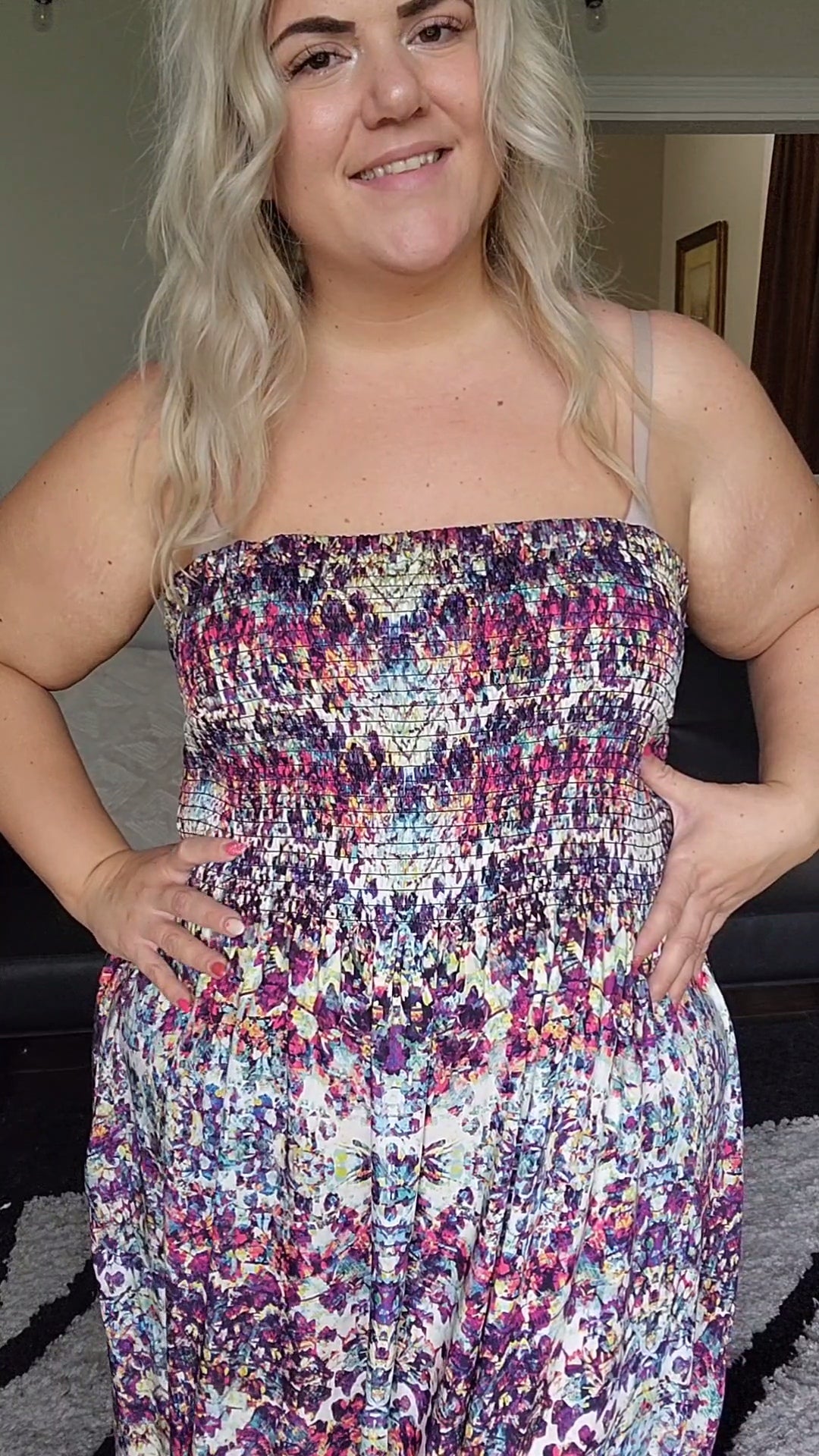 Size 4x Water Color Tube Dress