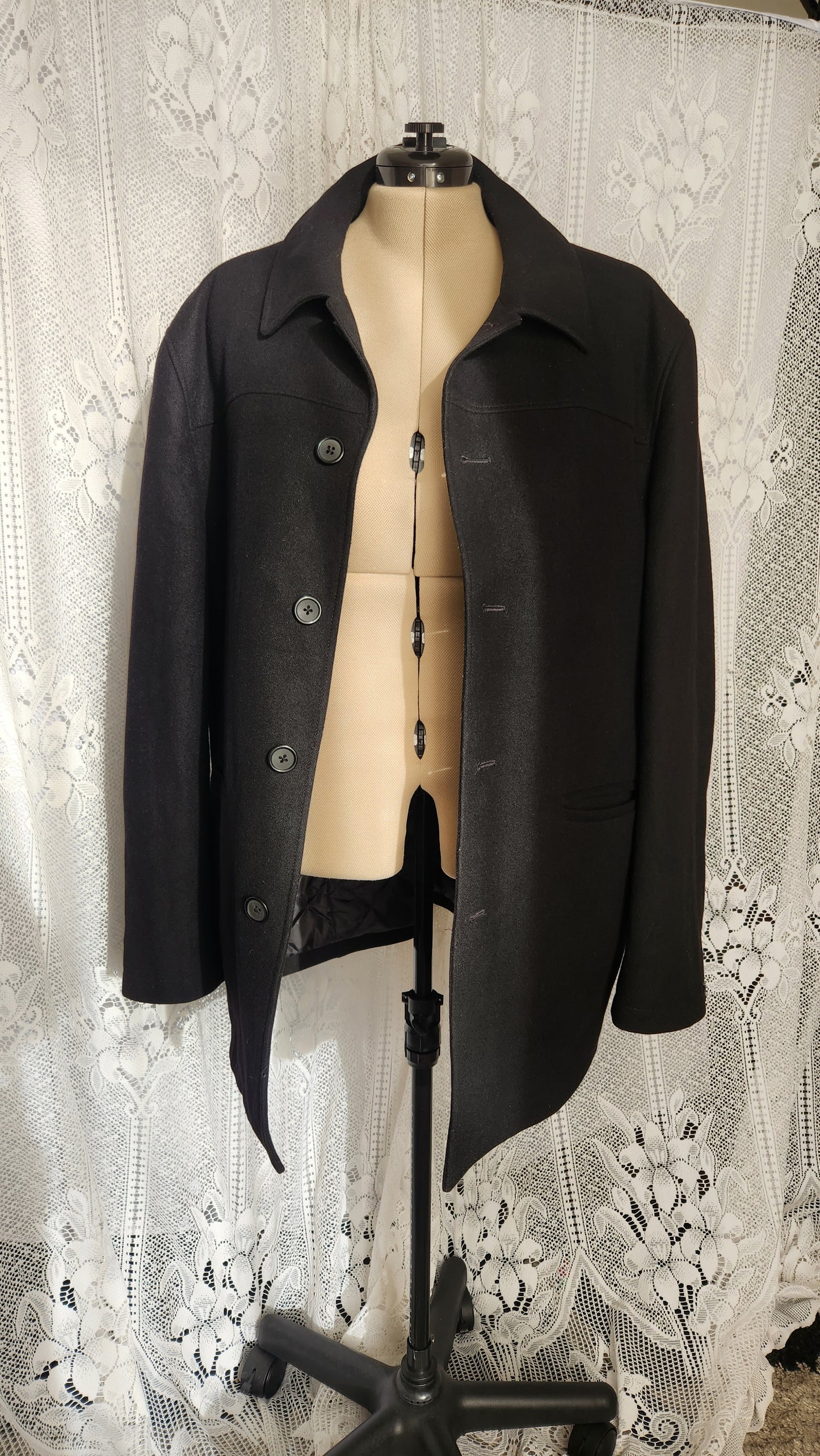 Size 3x Dark Grey Pea Coat