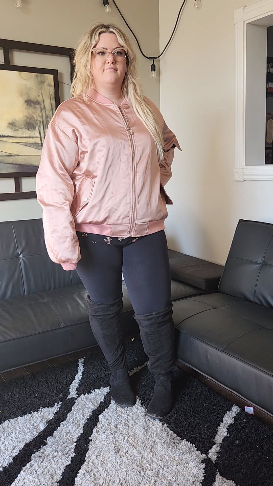 Pink silk hot sale bomber jacket